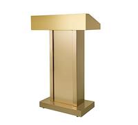 Supporto per podio in acciaio inox, resistente, per lettura e computer portatile, per ufficio, scuola, chiesa e concerti, durevole ed elegante