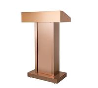 Supporto per podio in acciaio inox, resistente, per lettura e computer portatile, per ufficio, scuola, chiesa e concerti, durevole ed elegante