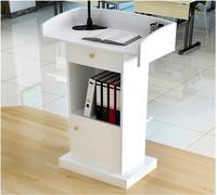 Supporto per podio in legno con cassetto, per scuola, ufficio, discorso, chiesa