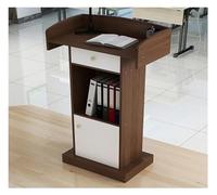 Supporto per podio in legno con cassetto, per scuola, ufficio, discorso, chiesa