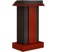 Supporto per podio in legno con Der & Sto Leggio da pavimento per presentazioni regolabile in altezza professionale nero podio per eventi conferenze e uso sp