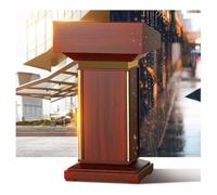 Supporto per podio in legno massello con cassetto e contenitore, versatile, per chiesa, pulpito, scuola, insegnante, conferenze e conferenze, podio per uso professionale