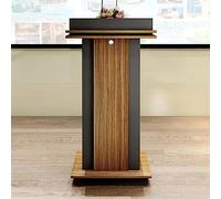 Supporto per podio in legno massello resistente, versatile, per pulpito della chiesa e podio degli insegnanti per ufficio, scuola ed eventi, design durevole ed elegante per uso professionale
