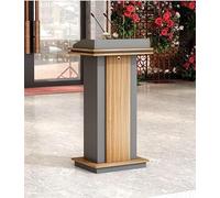 Supporto per podio per aule e chiese, portatile, per leggio e hostess, design moderno in legno, per scuola, ufficio, concerto, ecologico