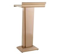 Supporto per podio Portatile, leggio in Acciaio Inossidabile con Ampia Piattaforma di Lettura, Base Robusta, per Chiesa, Scuola, conferenze, Argento/Rosa