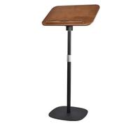 Supporto per podio portatile regolabile con superficie di lettura inclinata, altezza 49,8-169,9 cm, facile da montare per chiese, scuole, conferenze, parlare in pubblico