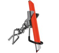 Supporto per poggia canna da pescatore per piattaforme da | Supporto lungo in acciaio inossidabile con culla a V, anteriore, configurazione del serbatoio