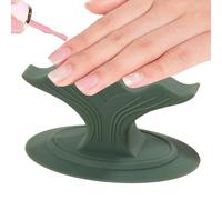 Supporto per poggiadito - Silicone 9,4x5,7 cm | Poggiadito con base antiscivolo, stabilizzatore per unghie, strumento per manicure, uso domestico e professionale