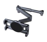 Supporto per poggiatesta per tablet, 18,8 x 4,5 x 3,5 cm, in silicone ABS, universale, girevole, regolabile, supporto per monitor per smartphone, per il pendolare dietro i veicoli