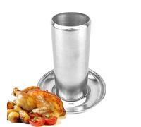 Supporto per pollo con birra - Accessorio per griglia per | Struttura in acciaio stabile, steakhouse verticale gourmet, strumento versatile per eventi, patio e cucina professionale