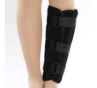 Supporto per polpaccio con stecca notturna, tutore articolare, ortesi per fratture della tibia e della fibula, cinghia di fissaggio regolabile esterna, protezione per cintura, sinistra, S