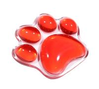 Supporto per polso a forma di di gatto, poggiapolsi ergonomico per topi, poggiapolsi trasparente morbido, dal disagio della mano, in silicone a forma di, supporto per