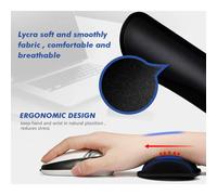 Supporto per polso ecologico, poggiapolsi per tastiera per alleviare il dolore, la schiuma memory a lento ritorno offre comfort ergonomico, la base