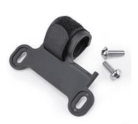 Supporto per pompa da bicicletta in plastica robusta per il fissaggio del gonfiatore al telaio con meccanismo di blocco della tensione basato su cinghia