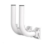 Supporto per ponte wireless, staffa a J regolabile da 30,5 cm per parete o palo, asta per antenna esterna a 150 gradi, diametro esterno 3,6 cm, per CPE, punto di accesso, estensione WiFi e stazione