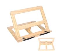 Supporto per porta cucina, supporto per ricettario in legno,Supporto per ricette pieghevoli per leggere lo scaffale del libro di cucina - da cucina portatili da ufficio multifunzionali per