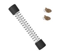 Supporto per porta della lavatrice, corpo a molla, Black | Linguette dei cappucci in silicone, distanziatore per lo sfiato del flusso d ' della lavanderia tra i carichi,