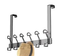 Supporto per porta - Gancio per montaggio sopra la porta, telaio di supporto, gancio di sospensione per la conservazione senza trapano, accessori per l'organizzazione interna | Supporto per porta per