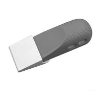 Supporto per porta in gomma antiscivolo, adatto a tutti i tipi di pavimento, supporto affidabile senza problemi di installazione (grigio)