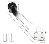 Supporto per porta nascosto in acciaio inox 304, per casa e ufficio, rumore | Fermaporta a scomparsa in acciaio inox 304 per la riduzione del rumore di casa e ufficio