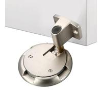 Supporto per porta regolabile in altezza senza foratura | Fermaporta per porte alte, resistente, robusto, robusto, stabile, sicuro, montaggio a pavimento per fessure inferiori alte