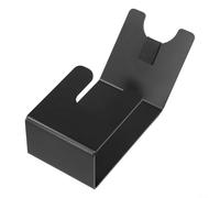 Supporto per portafiltro per caffè espresso, in acciaio inox, per dimensioni da 51 mm a 58 mm, cuscinetti in silicone antiscivolo per stabilità sulla bilancia da caffè (nero)