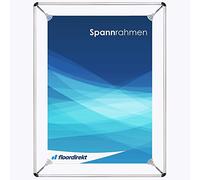 Supporto per poster elasticizzato | Telaio per poster | Tenditore a molla per fissare il motivo | Montaggio a parete o soffitto | Per formato DIN A1 fino a DIN A4 (DIN A3)