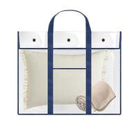 Supporto per poster, organizer per arte, multifunzionale, per allenatori addominali, contenitore impermeabile, trasparente, impermeabile, in PVC, con maniglia, tasca, per opere d'arte, schizzi