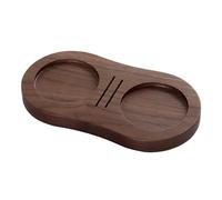 Supporto per pressino per - organizer per macchina da dalla forma unica, vassoio in legno per per espresso, espositore per stazione del, utilizzo sul bancone d