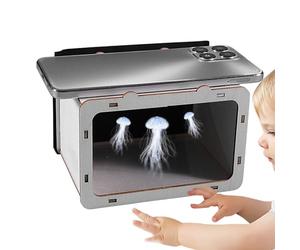 Supporto per proiettore a ologramma - Supporto per display, mini set scientifico portatile | Regalo educativo per bambini, telefono, olografico, immersivo, suono, bidirezionale, D