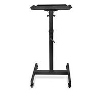 Supporto per proiettore Carrello for montaggio su proiettore Carrello con rotelle con vassoio ventilato Carrello for presentazione del proiettore regolabile in altezza Può contenere fino a 66 libbre N