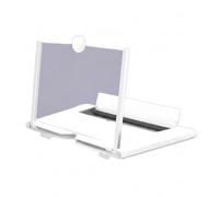 Supporto per proiettore con lente d'ingrandimento per smartphone, con lente di ingrandimento da 30,5 cm per visione cinematografica, cavalletto portatile con ampia prospettiva, strumento digitale