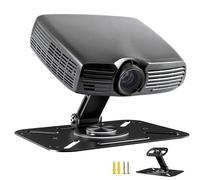 Supporto per proiettore desktop, girevole a 360°, supporto per proiettore, supporto da soffitto con filettatura 1/4, supporto compatibile con proiettori/proiettori per home cinema, ufficio, sala