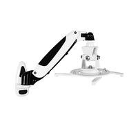 Supporto per proiettore DL-PR03W Supporto for proiettore universale da 2-7 kg con molla a gas for montaggio a parete, movimento completo, con vassoio con gancio e vite da 1/4 di pollice Supporto per p