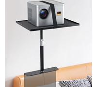 Supporto per proiettore letto e divano con grande vassoio, supporto proiettore per proiettori di grandi dimensioni - Lunghezza supporto regolabile 24-41 cm, base multiuso, anche per uso da tavolo