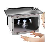 Supporto per proiettore ologramma piramidale - Supporto per esposizione, Mini Kit di scienza portatile | Regalo educativo per bambini, telefono olografico immersivo, suono bidirezionale,