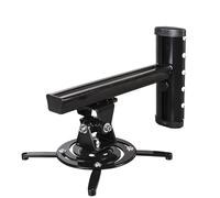 Supporto per proiettore Staffa for gancio universale for proiettore retrattile a movimento completo for montaggio a parete for proiettore a 360 ° in lega di alluminio Supporto per proiettore a parete(