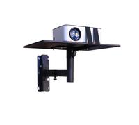 Supporto per proiettore Staffa for proiettore montata a parete con vassoio di formazione universale for regolazione inclinazione panoramica, mensola for proiettore for riunioni Supporto per proiettore