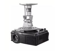 Supporto per proiettore Staffa for proiettore Proiettore da soffitto girevole universale Gancio for proiettore da ufficio regolabile in lega di alluminio for uso domestico Supporto per proiettore a pa