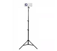 Supporto per proiettore Staffa for proiettore Treppiede da pavimento Testiera domestica Piano del letto Staffa triangolare telescopica perforata da 6 mm Supporto per proiettore a parete(44-100CM)
