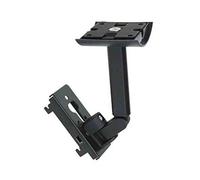 Supporto per proiettore Staffa per altoparlante domestico Montaggio a parete a soffitto Grande Surround Sound Speaker Accessori Durevole Bianco/Nero Staffa per proiettore (nero)