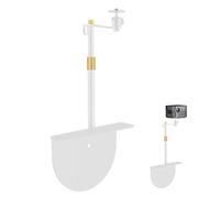 Supporto Per Proiettore, Supporto Per Treppiede Per Proiettore Girevole A 360° Treppiede A Forma Di L Supporto Da Pavimento Regolabile Angolo Regolabile Altezza 25-37cm Per Comodino Divano Scrivania