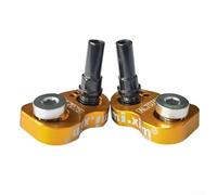 Supporto per prolunga freno a V per bici, adattatore da 22 mm per una posizione ottimale delle pastiglie freno (dorato)