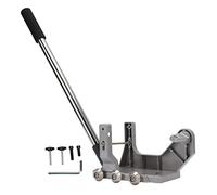 Supporto per pulisci giunture per piastrelle Supporto regolabile in lega di alluminio per smerigliatrice angolare Non è necessario piegarsi Costruzione leggera e resistente argento