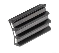 Supporto per punte da trapano in gomma per driver e utensili elettrici, organizer magnetico esagonale da 1/4" con supporto resistente, dimensioni compatte 25 mm x 45 mm, 2-