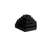 Supporto per punte da trapano per punte esagonali da 4,8 mm, organizer con contenitore circolare per la lavorazione del legno e strumenti elettrici (nero)