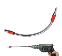 Supporto per punte esagonali, estensione per punte pieghevoli con gambo esagonale, 30 cm, prolunga per trapano per prolunga per punte in metallo per trapano