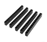 Supporto per punte per cacciavite da 6,35 mm per utensili elettrici, organizer flessibile in plastica con 4/6/8/10/12/13 fori, confezione da 30 compatibile con gambo esagonale (13 fori)
