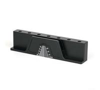 Supporto per punte per router, in lega di alluminio, organizer per utensili per la lavorazione del legno, per officina da banco per scaffale di accesso