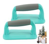 Supporto per push up - Barre per supporto manuale | ABS: grandi barre piatte per push up con design stabile da 815 g che offrono prestazioni di carico di 250 kg ideali per yoga calisthenics